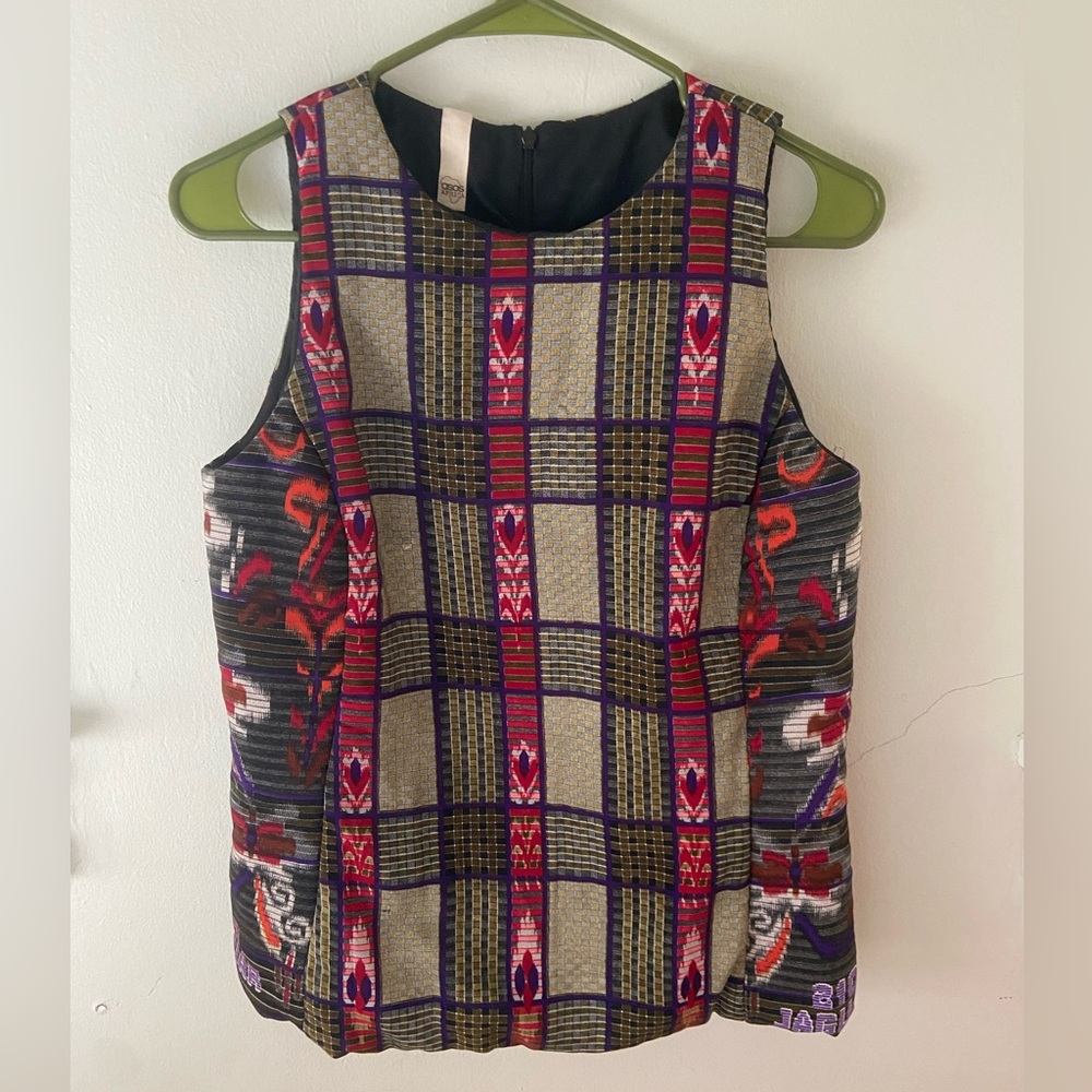 Quilted zip vest by ASOS Africa - printed fabric size 2
